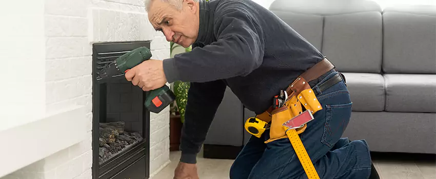 New Indoor Fireplace Installation in Fair Oaks, Virginia