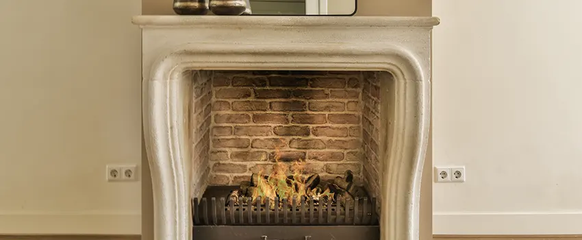 Vintage-style Fireplace Redesign in Fair Oaks, Virginia