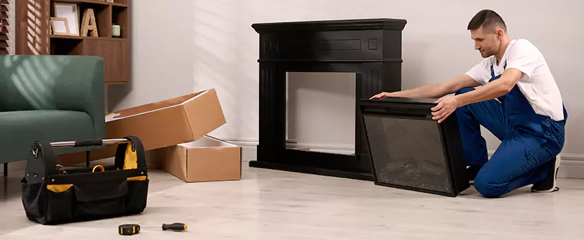 Old Rusted Metal Fireplace Repair And Replacement in Fair Oaks, VA