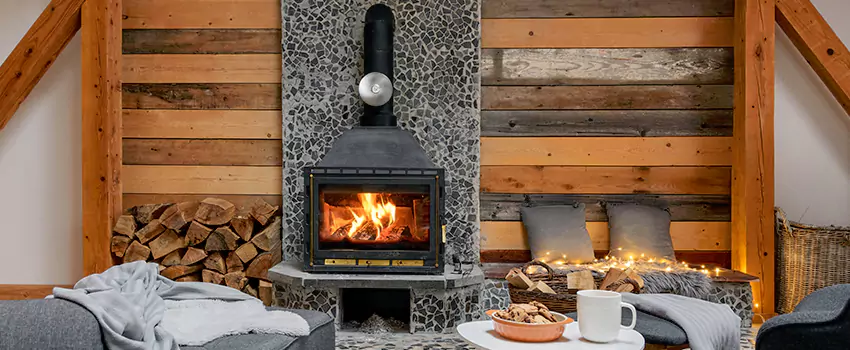 Thelin Hearth Products Direct Vent Gas Stove Fireplace Inspection in Fair Oaks, Virginia